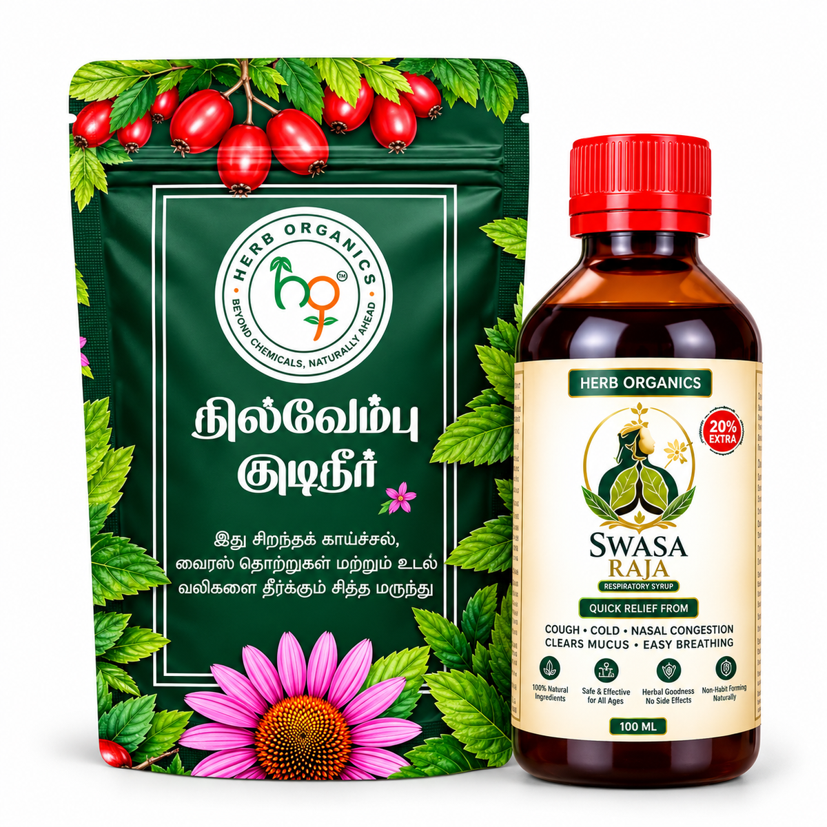Nilavembu & Swasa Raja Herbal Combo